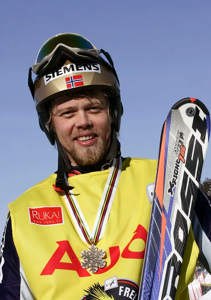 Grønvold won bronze at the Freestyle Ski World Championships in 2005 (Agence Zoom/Getty Images)