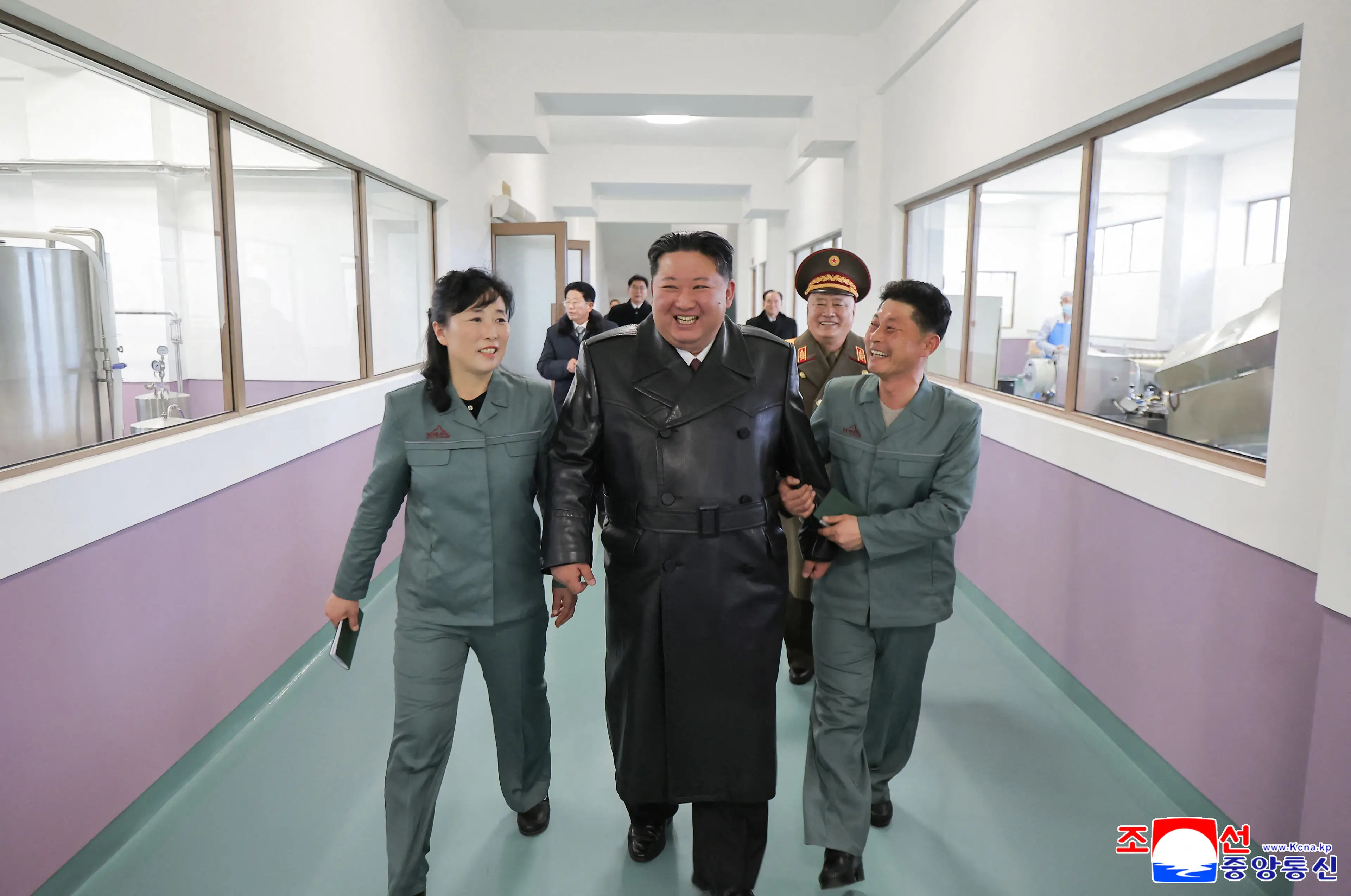 Kim Jong Un reportedly had a good sense of humor (KCNA VIA KNS / AFP via Getty Images)