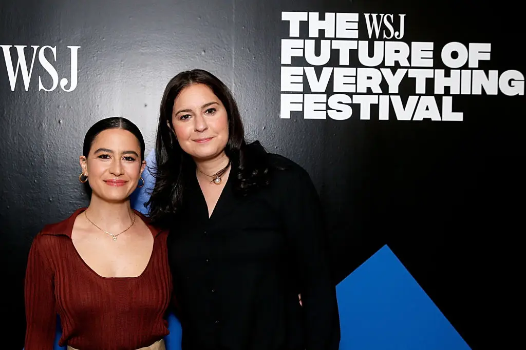 Joanna Stern (R) has just published a book I Am Not a Robot  (Photo by Dominik Bindl/Getty Images)