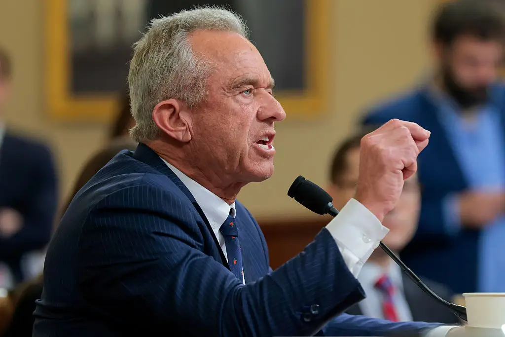 Robert Jr. Kennedy defended Donald Trump (Photo by Heather Diehl/Getty Images)