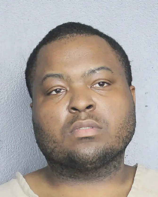 Sean Kingston shed tears as he learnt the verdict for his alleged crimes (Broward County Sheriff's Office)
