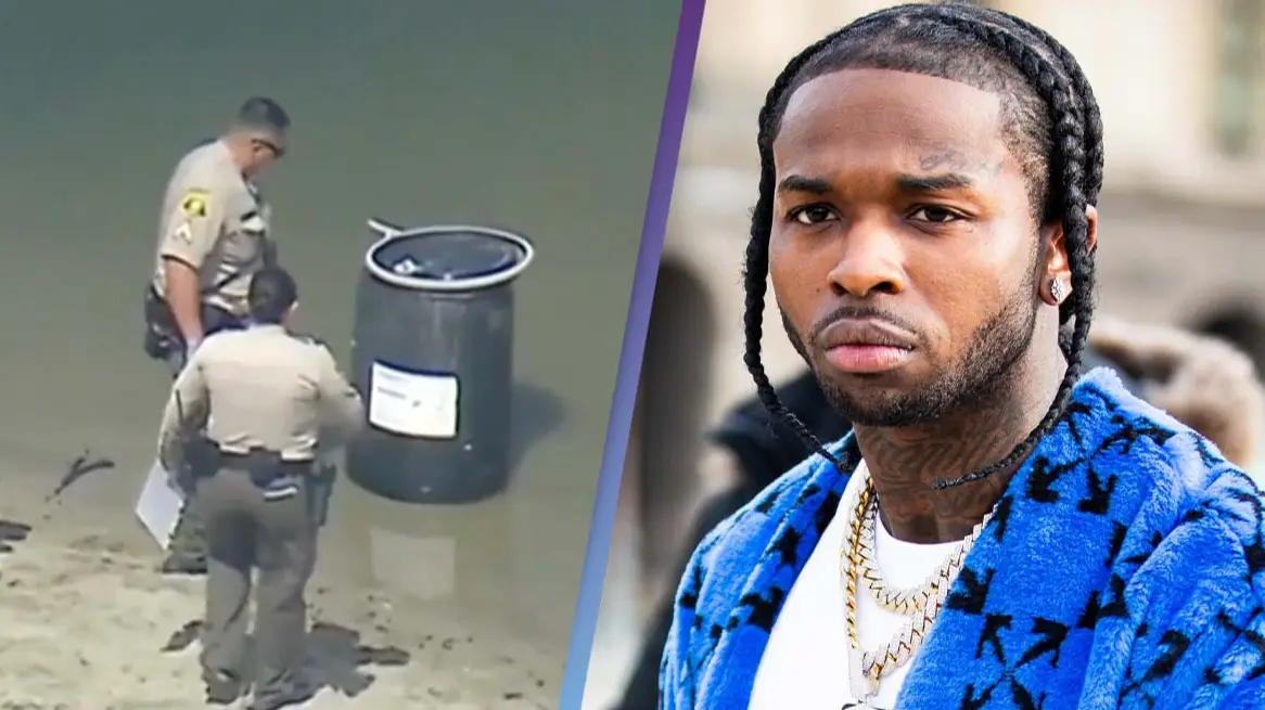 Police believe naked rapper found dead in barrel could be linked to Pop Smoke's murder