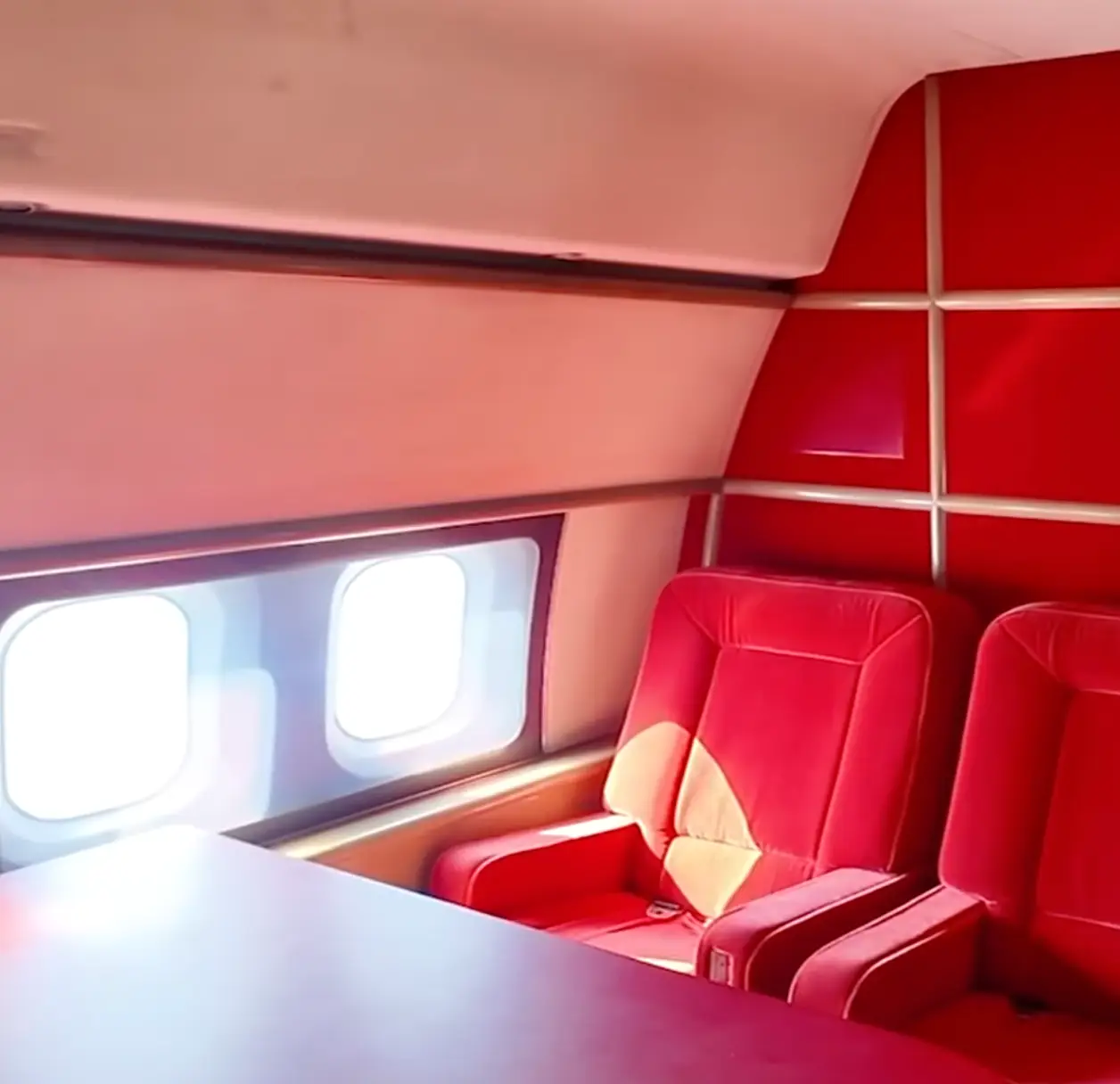 The seats where Clinton was pictured (News4JAX)