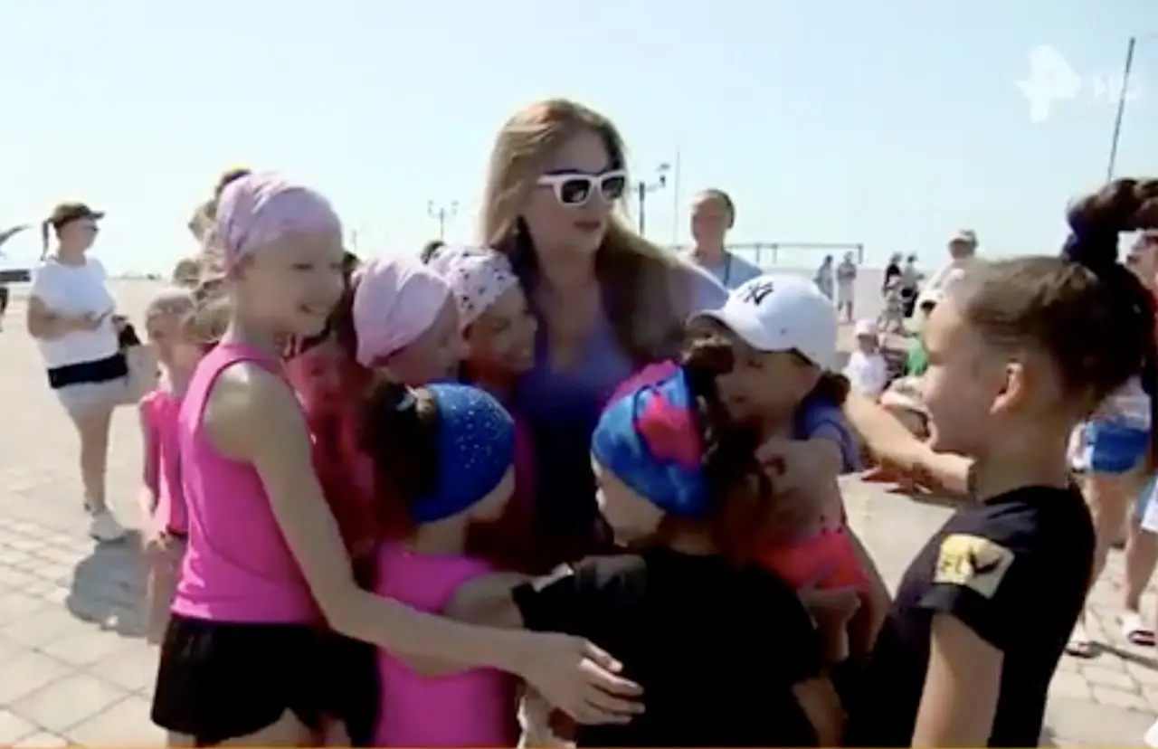 Alina Kabaeva has been seen at a rhythmic gymnastics training camp in Sochi.