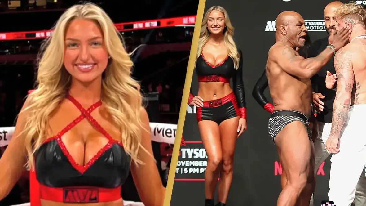 Ring girl from Mike Tyson and Jake Paul fight gains staggering amount of followers after match
