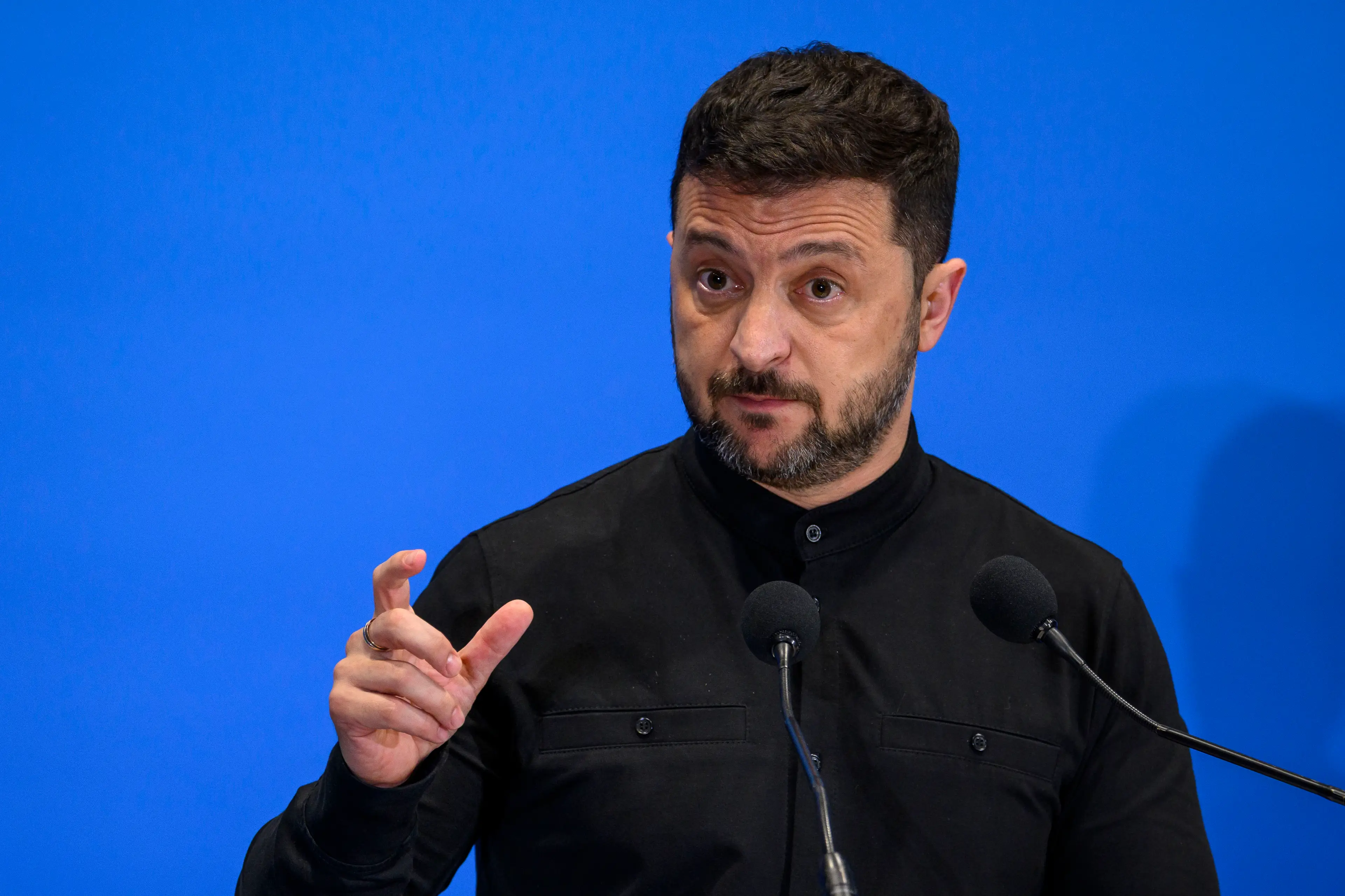 Volodymyr Zelenskyy has dismissed the idea of giving up territory (Antonio Masiello/Getty Images)