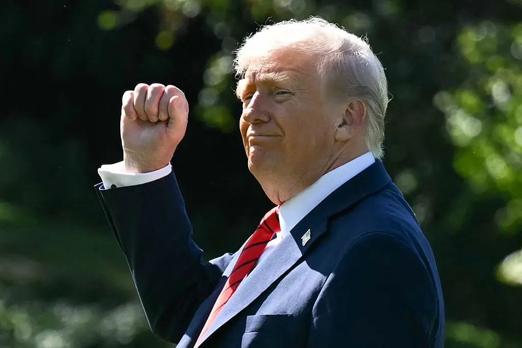 Donald Trump has been boasting he got 30/30 from the MoCA cognitive test (Photo by SAUL LOEB/AFP via Getty Images)