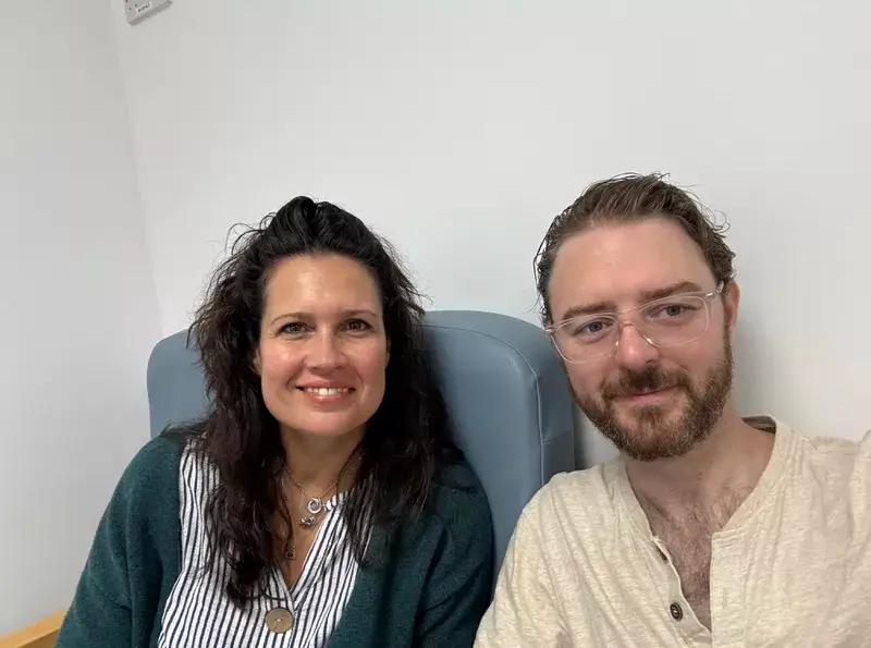 Dale and his wife Ana (Supplied)