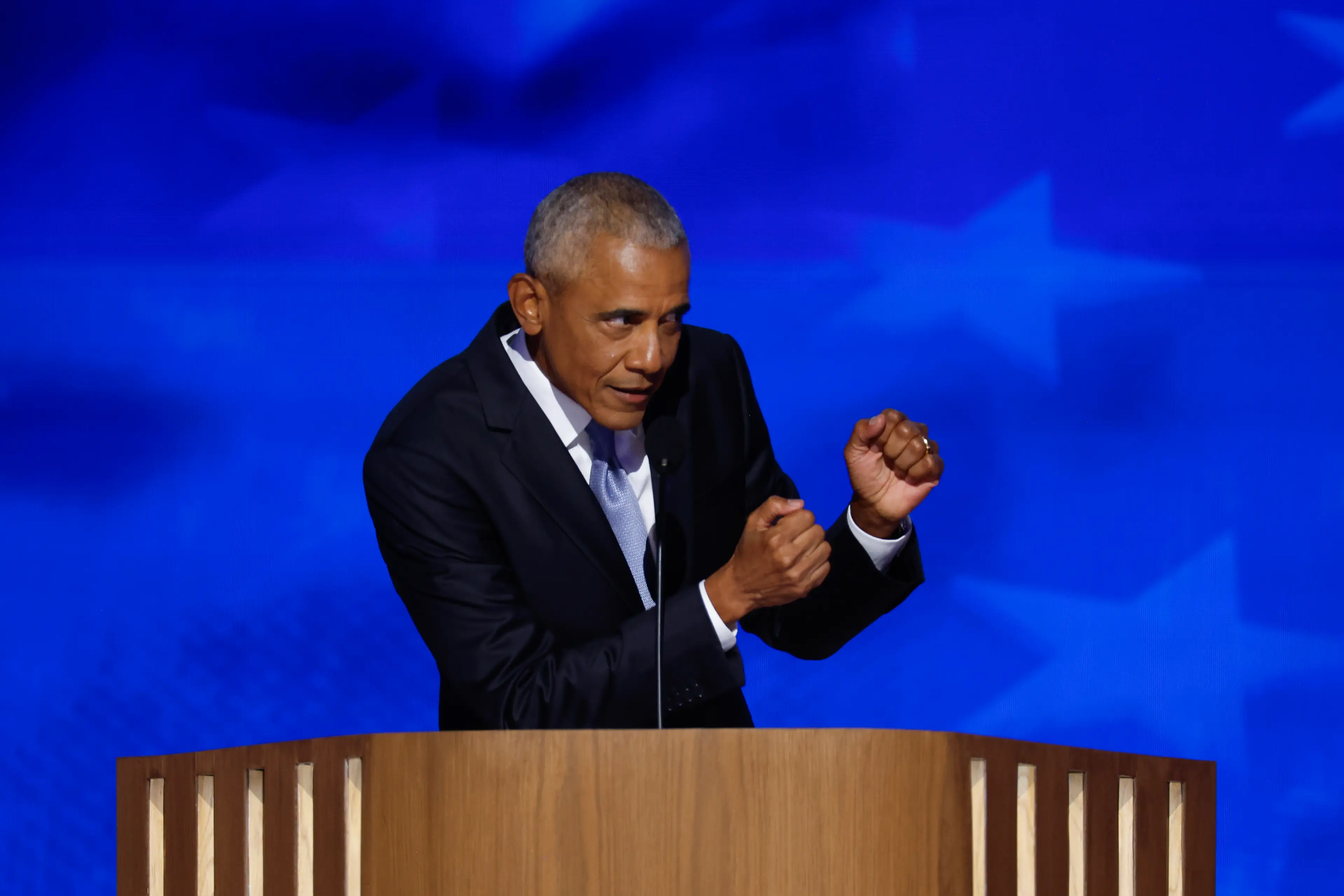 Barack Obama didn't hold back while discussing Donald Trump. (Chip Somodevilla/Getty Images)