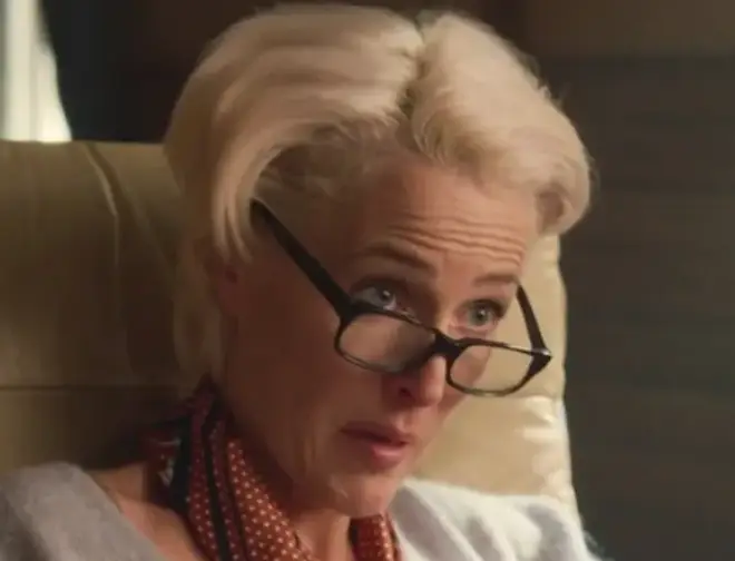 Gillian Anderson as Jean Milburn in 'Sex Education' (Netflix)