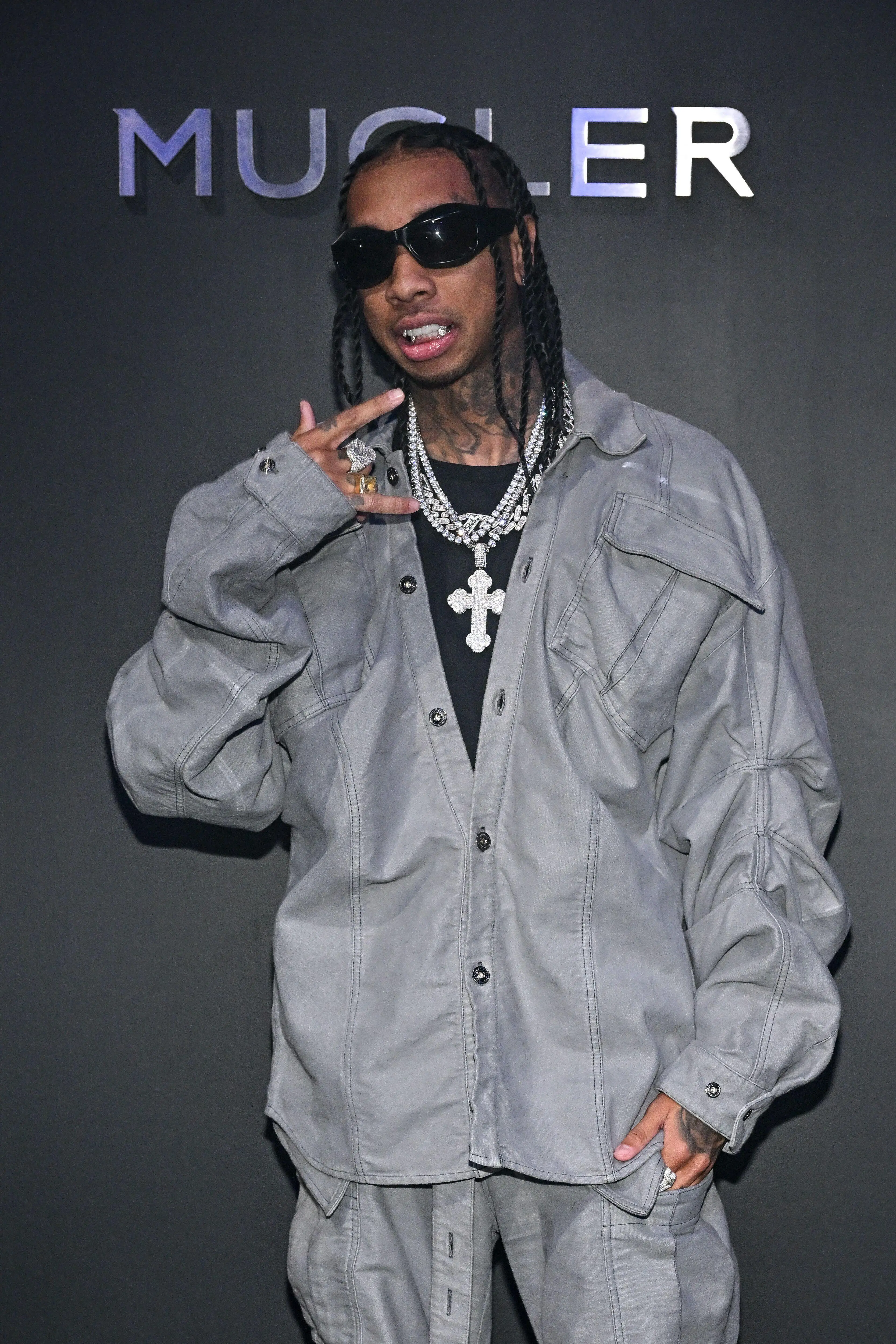 Tyga is in Paris for Fashion Week.