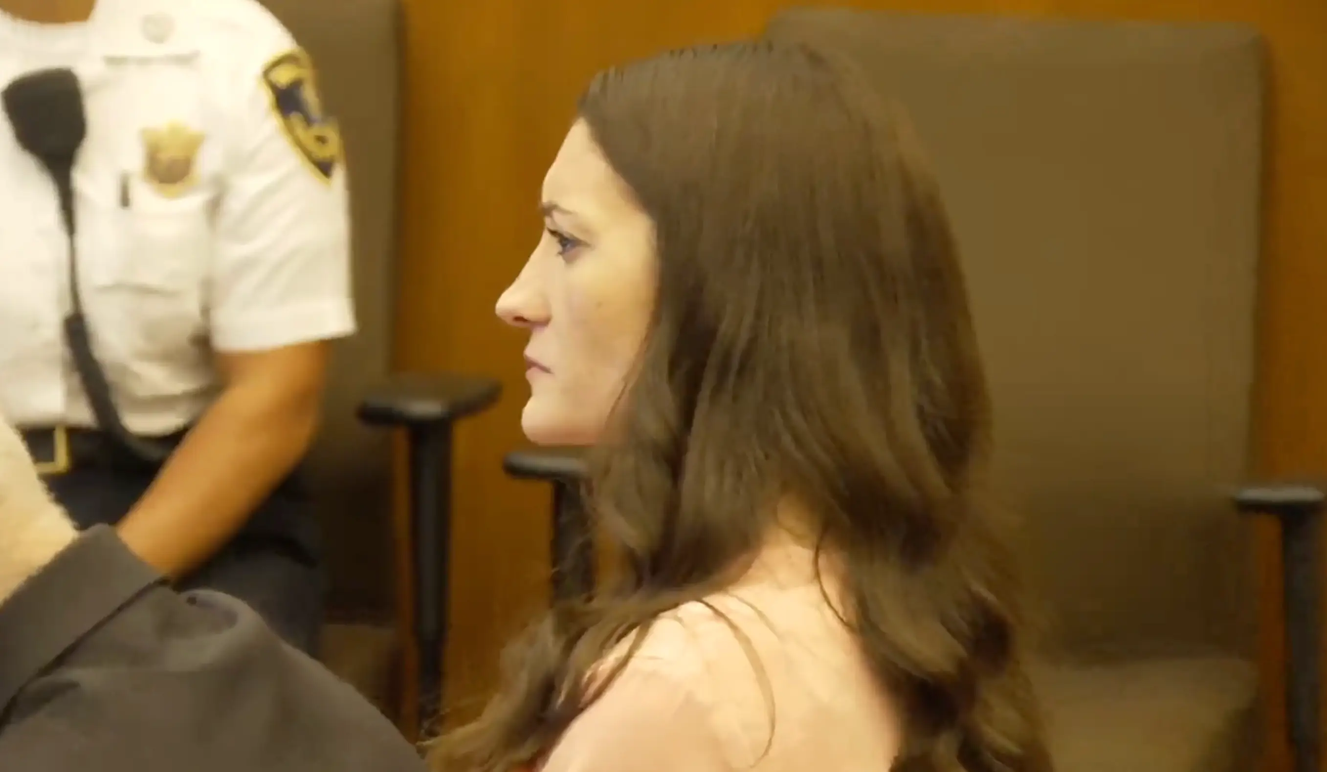 Lindsay Clancy stands accused of the first-degree murder of her three young children (CourtTV)