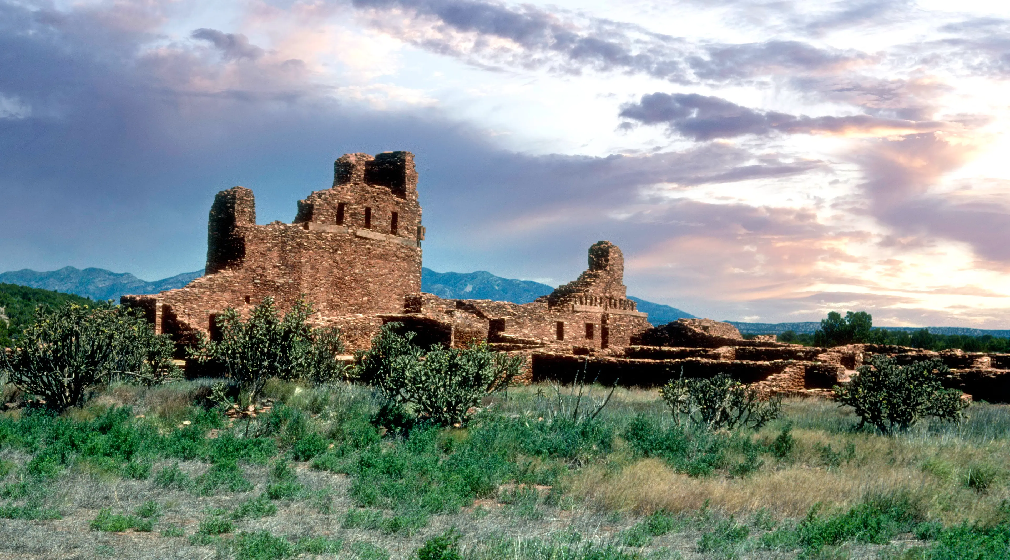 Mountainair is a tight-knit community that largely serves the nearby Salinas Pueblo Missions National Monument (Arthur Gurmankin/Universal History Archive/Universal Images Group via Getty Images)
