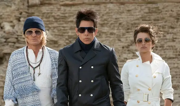 Owen Wilson, Ben Stiller and Penelope Cruz in Zoolander 2.