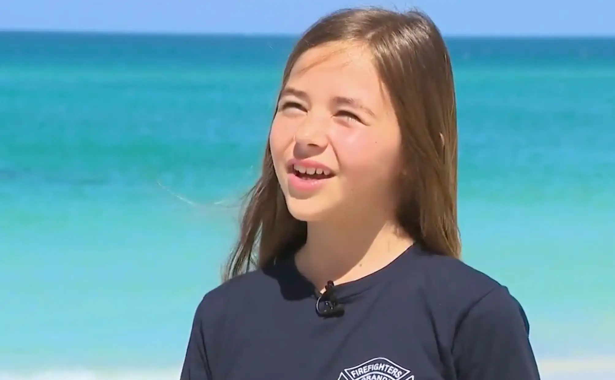 Leah Lendel was attacked by a shark last summer in Florida (CBS News)