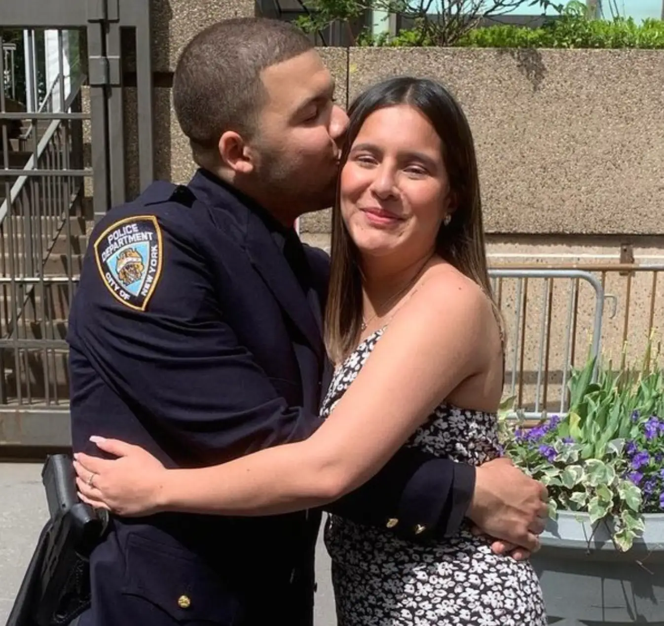 Dominique Luzuriaga Rivera is pregnant with her late husband's child.