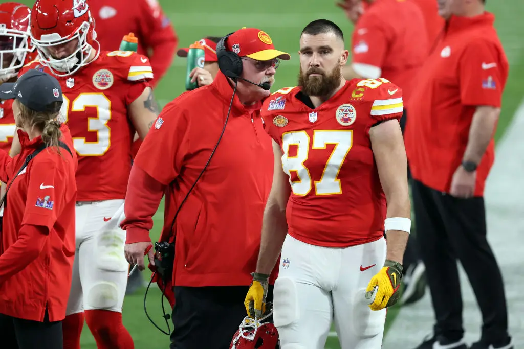 Coach Reid was quick to defend Kelce (Steph Chambers/Getty Images)
