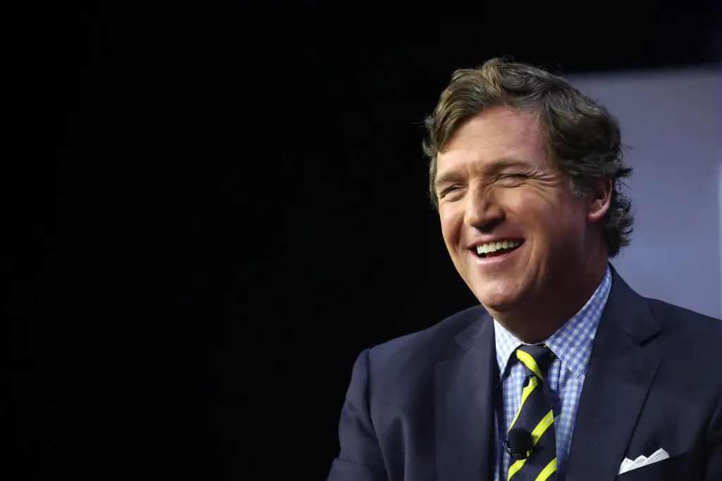 Carlson says he cannot explain the marks (Scott Olson/Getty Images)