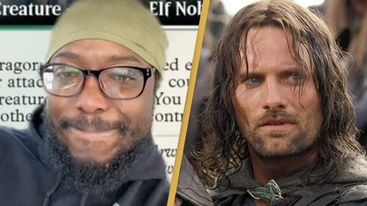 Lord of the Rings fan breaks down in tears after seeing Black version of Aragorn