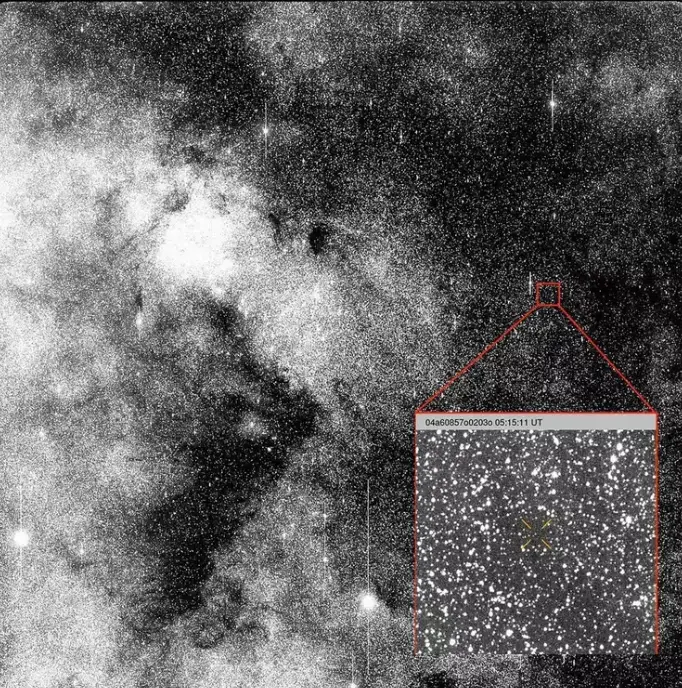 The space object has been classified as a comet by NASA (ATLAS/University of Hawaii/NASA)