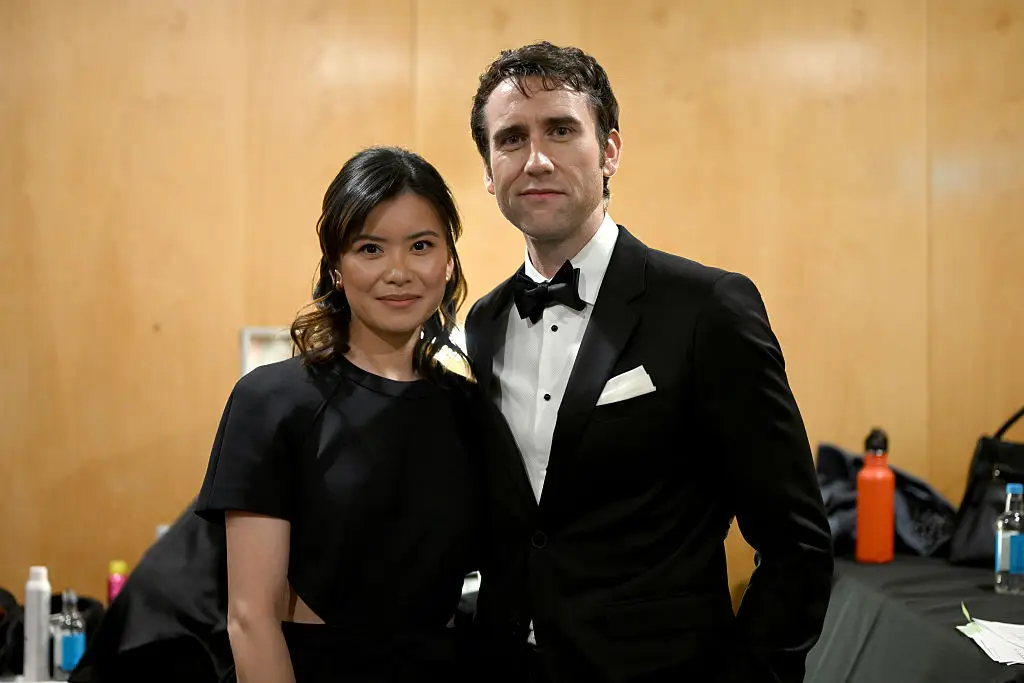 Leung pictured with fellow Harry Potter alum Matthew Lewis last year (Kate Green/BAFTA/Getty Images for BAFTA)