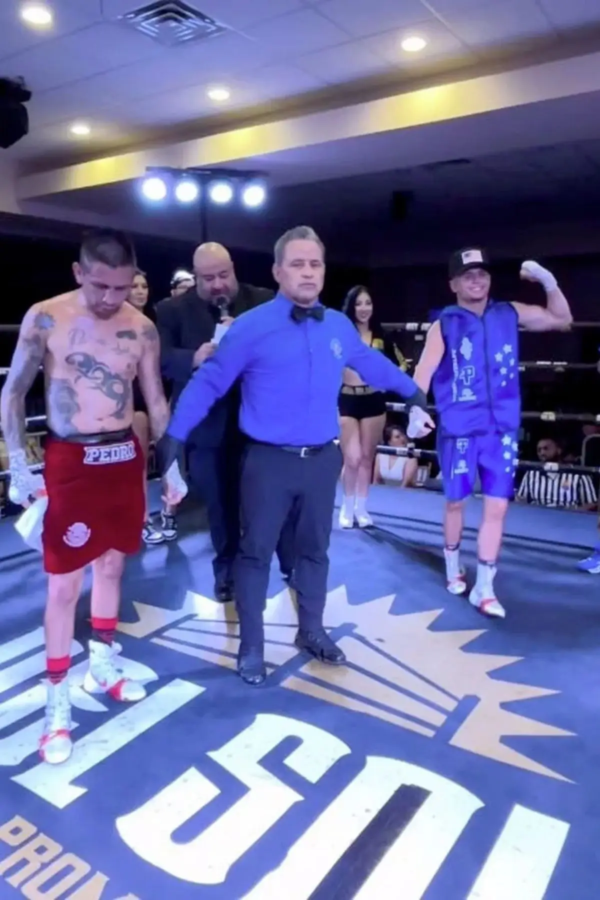 Vella said he was 'thankful' to share the ring with the late athlete (delsolboxing/Instagram)