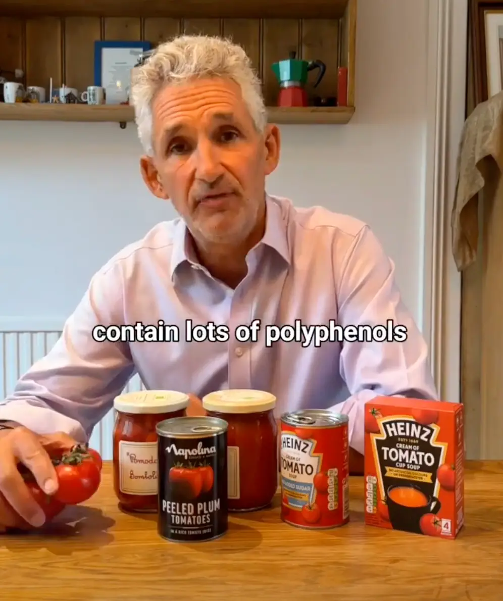 Professor Spector shared the video on his social media page explaining processed foods (Tim Spector/Zoe Nutrition )