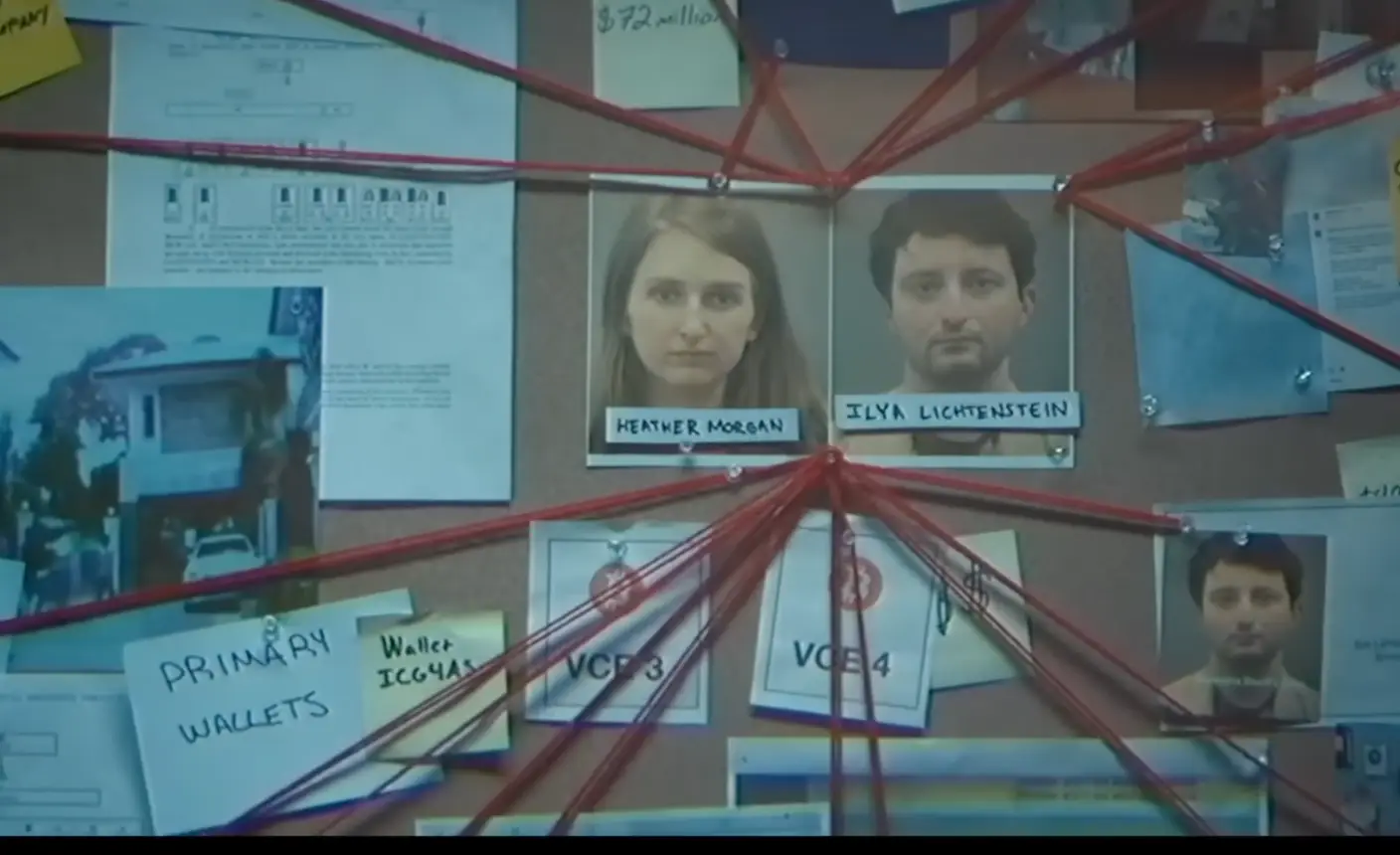 Ilya Lichtenstein and Heather Morgan were eventually caught (Netflix)