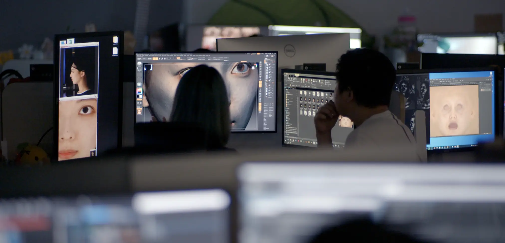 The chatbots imitate how a person would have communicated by text. (Dogwoof Releasing)