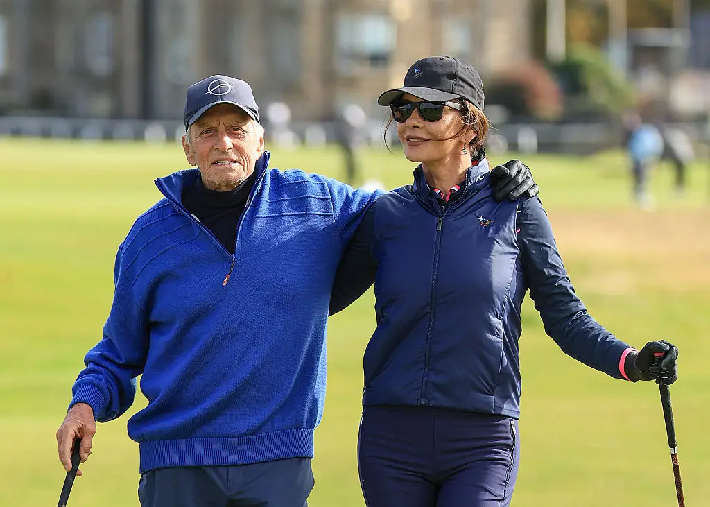 Douglas and Zeta-Jones met in 1998 (Photo by David Cannon/Getty Images)