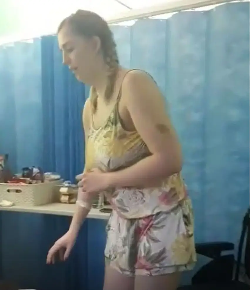 Natalie Kunicki's routine neck crack turned into a medical nightmare (Kennedy News and Media)