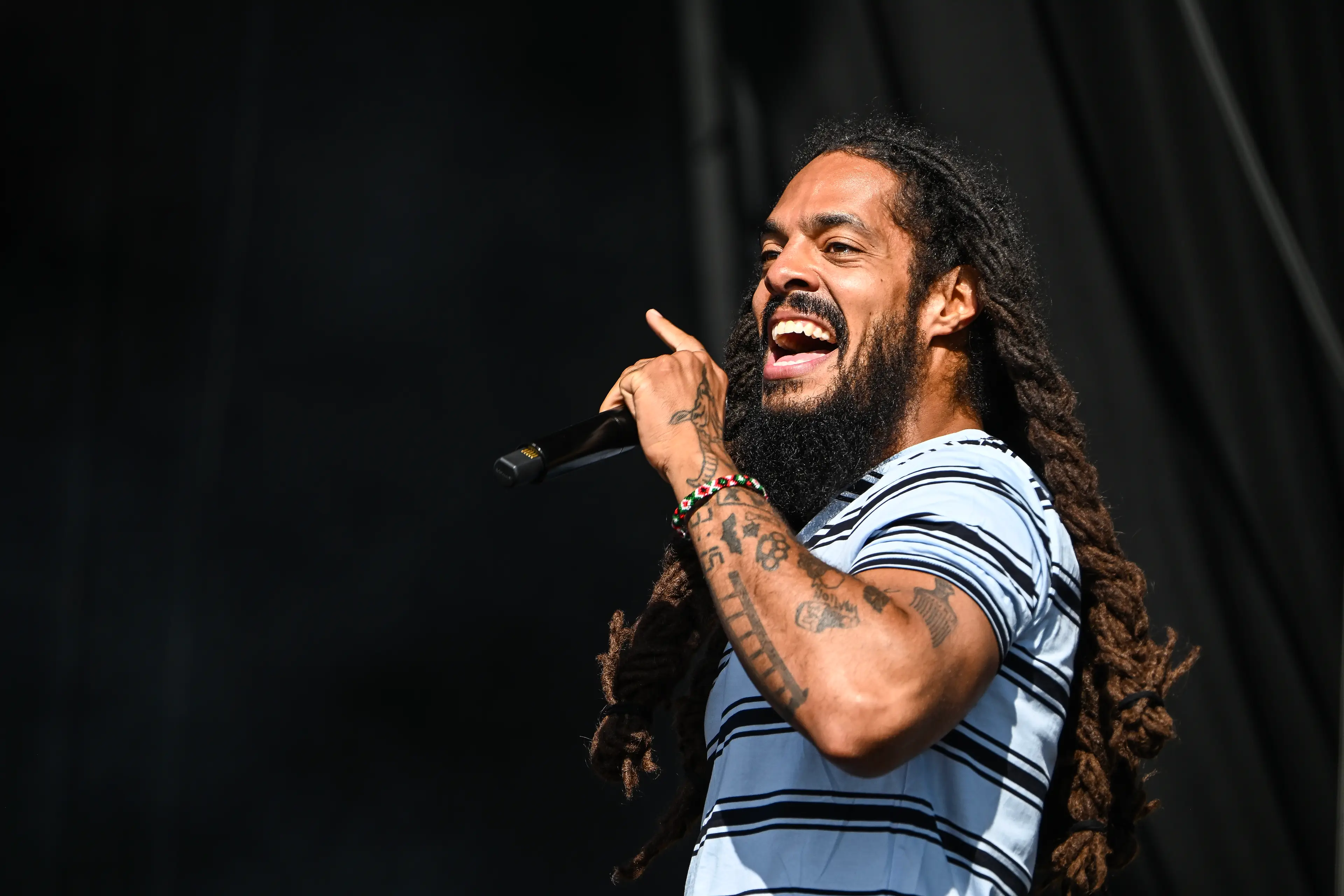 Bob Vylan has been forced to cancel their latest gig (Hugh R Hastings/Getty Images)