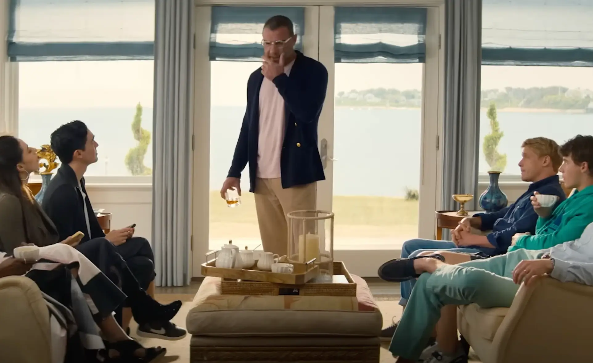 Liev Schreiber plays the family Patriarch. (Netflix)