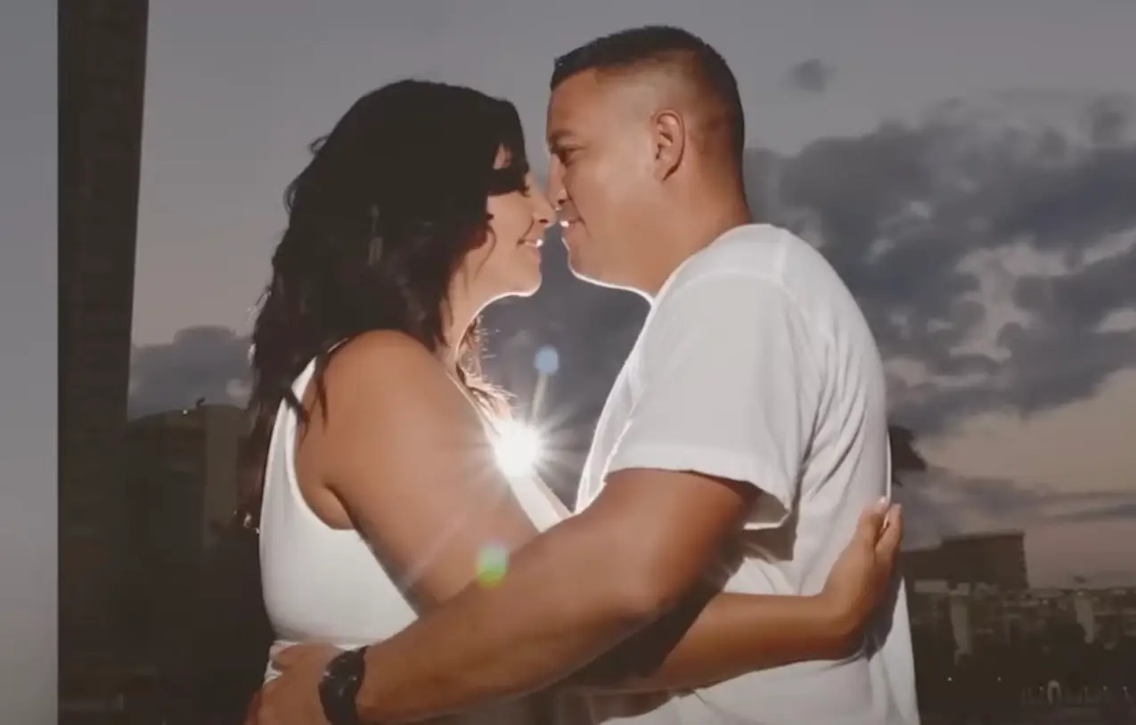 The couple had been married for ten years prior to their shock discovery. (YouTube/@lovedontjudge)