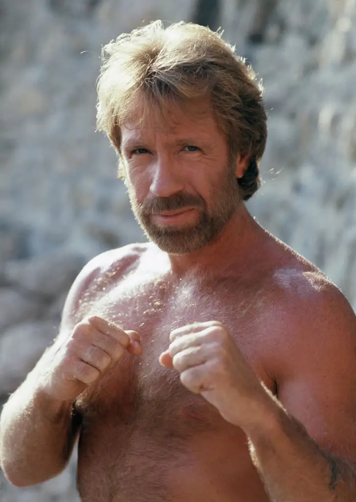 Chuck Norris held black belts in a number of martial arts and worked alongside Bruce Lee (frederic meylan/Sygma via Getty Images)