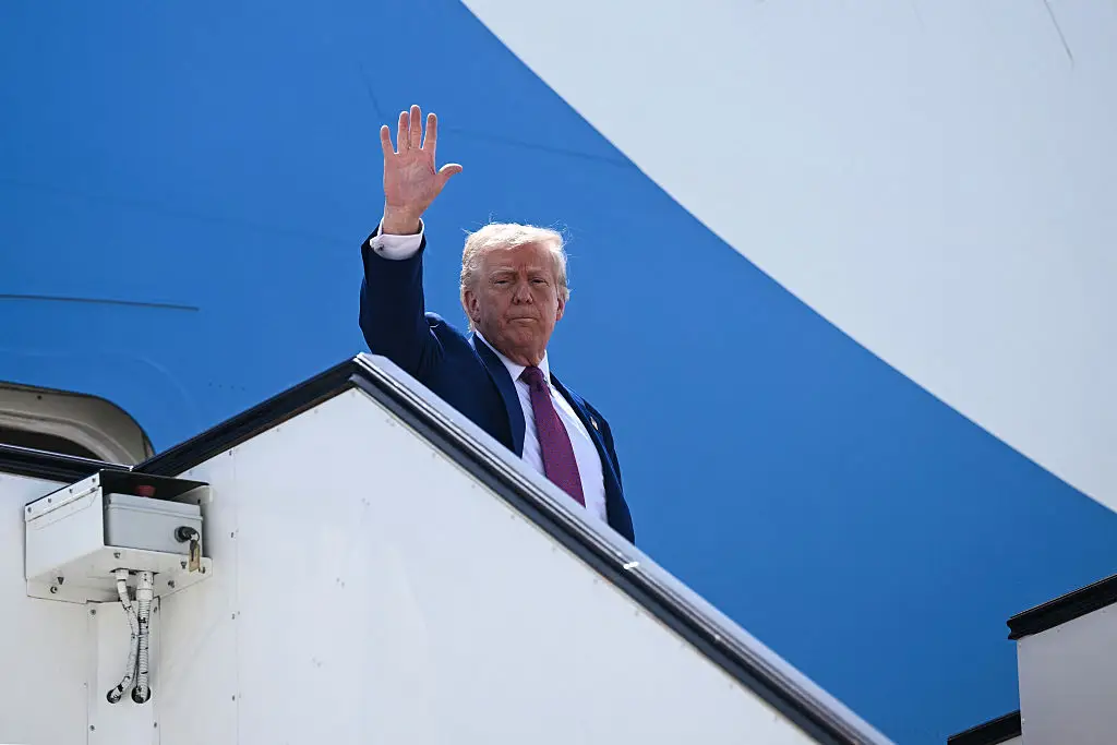 The Trump administration has confirmed the jet will be modified to become the new Air Force One (BRENDAN SMIALOWSKI/AFP via Getty Images)