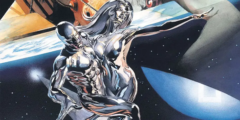 Sharra Bal as the Silver Surfer in the comics.