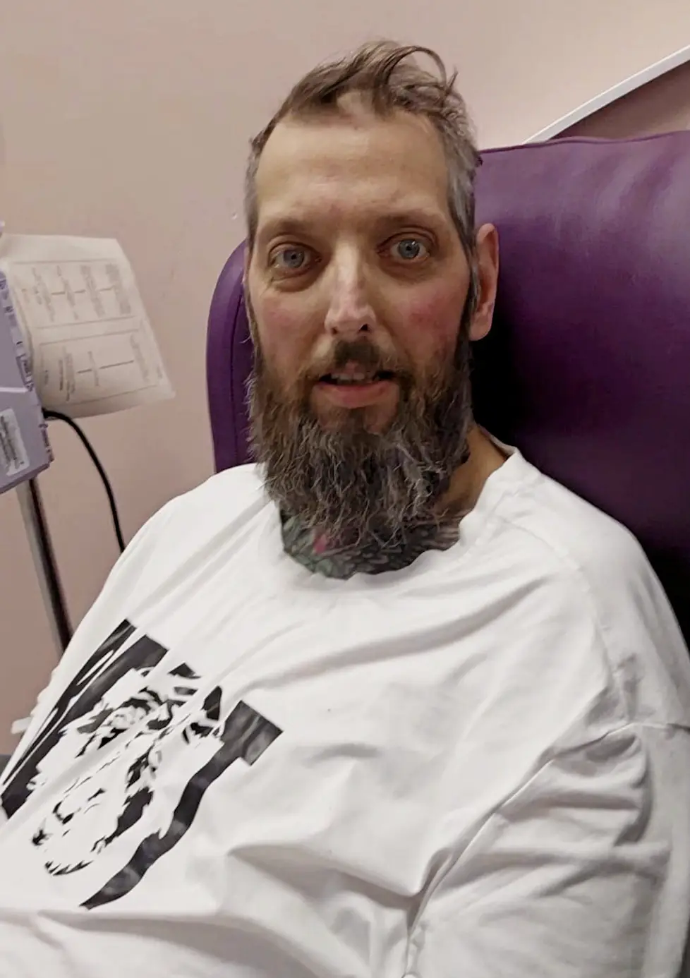 Kev Coles has been given 'weeks to a few months to live' (SWNS)