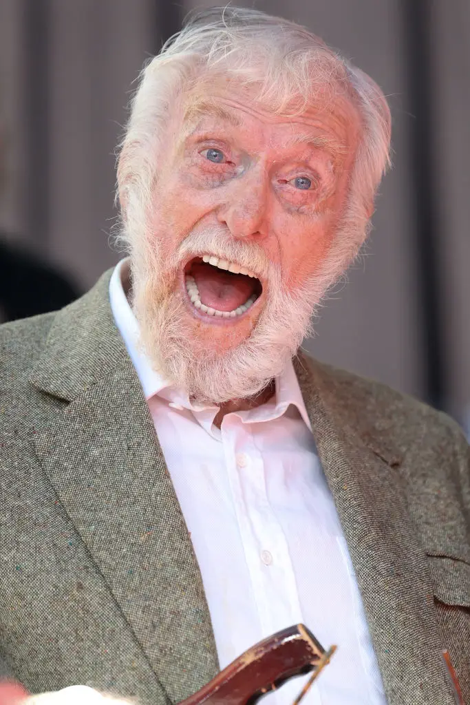 Dick Van Dyke attends Carol Burnett's Hand and Footprint in the Cement Ceremony at TCL Chinese Theatre on June 20, 2024 in Hollywood (Monica Schipper/Getty Images)
