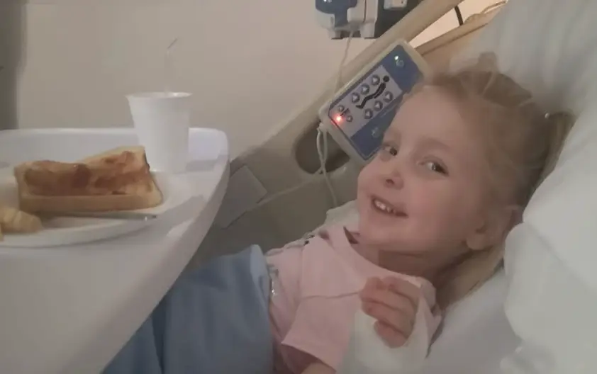 Marnie was in hospital for three days after drinking the slush drink (Kennedy News and Media)