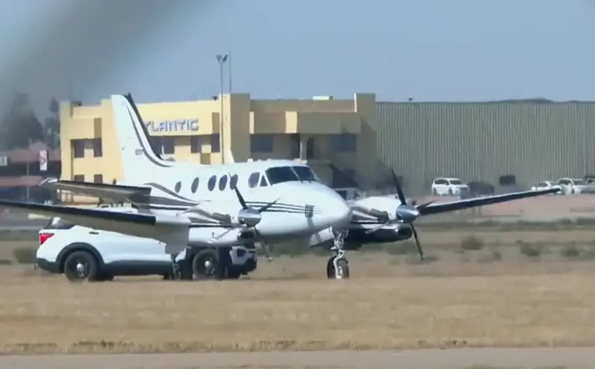 Yvonne amazingly managed to land the plane undamaged and herself unharmed (ABC News)
