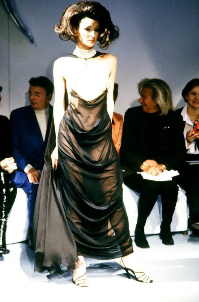 It was a replica of Mugler's 1998 Spring dress (Photo by Giovanni Giannoni/Penske Media via Getty Images)