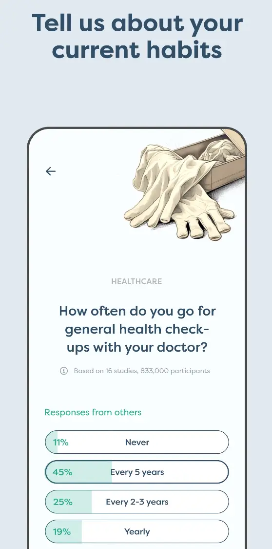 You simply answer a series of questions about your lifestyle for the app to predict what day you'll die (Death Clock/ Apple App Store) 