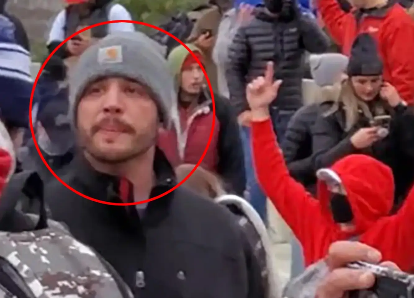 The rioter spent time in prison following January 6 (Department of Justice)