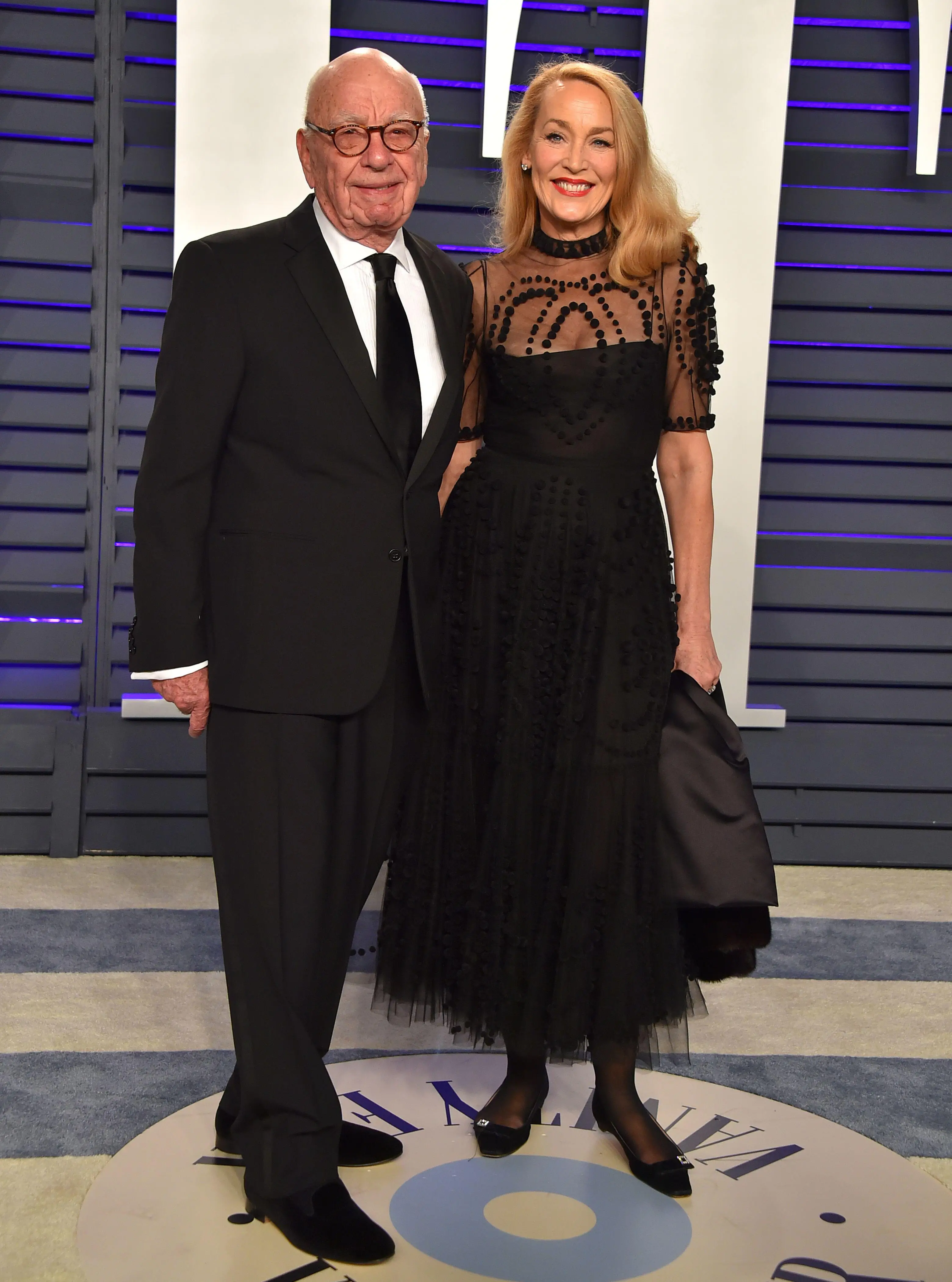 Jerry Hall was said to be 'blindsided' by the email telling her Murdoch wanted to end things because he had 'much to do'.