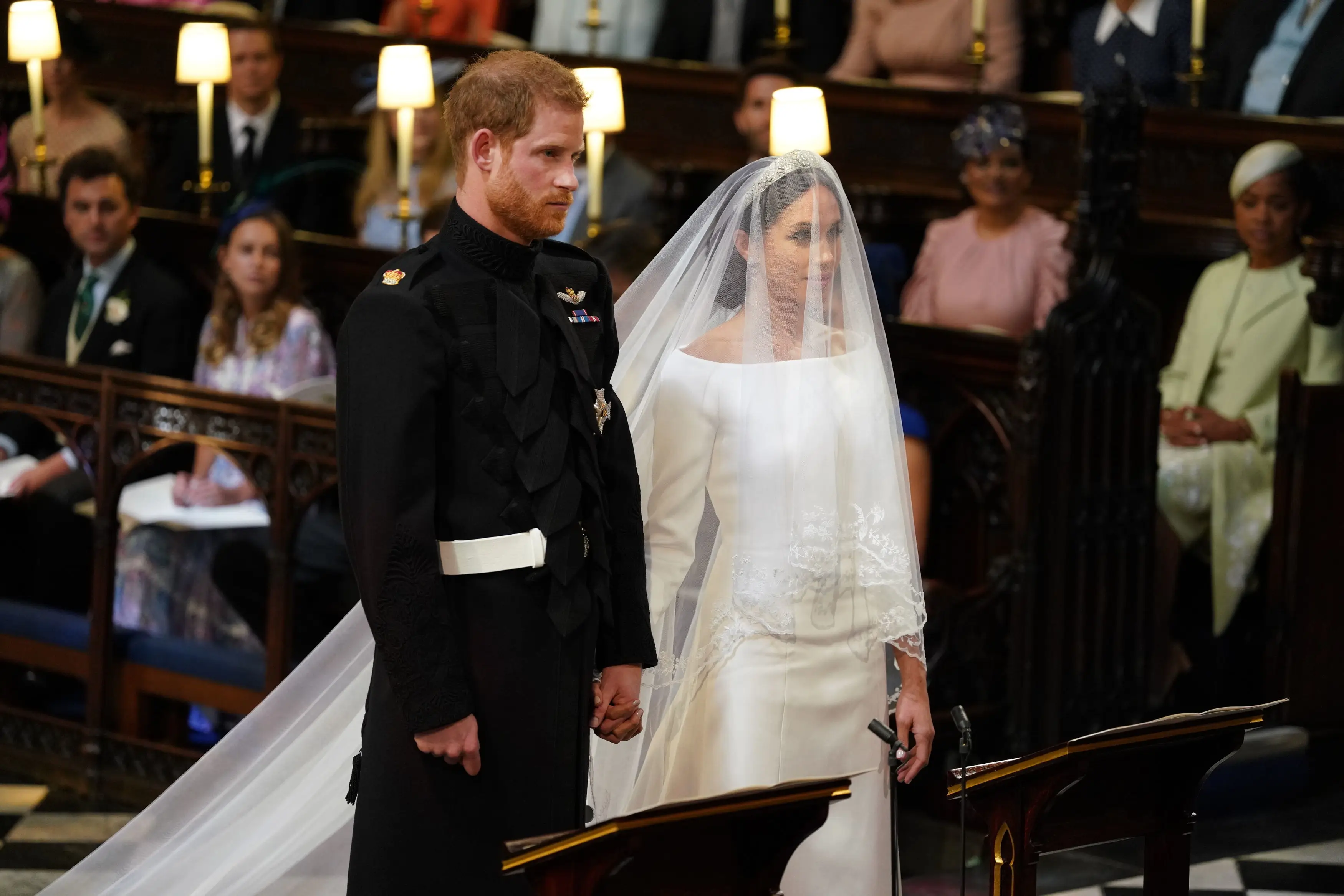 The Duke and Duchess of Sussex wed in 2018 (Dominic Lipinski - WPA Pool/Getty Images)