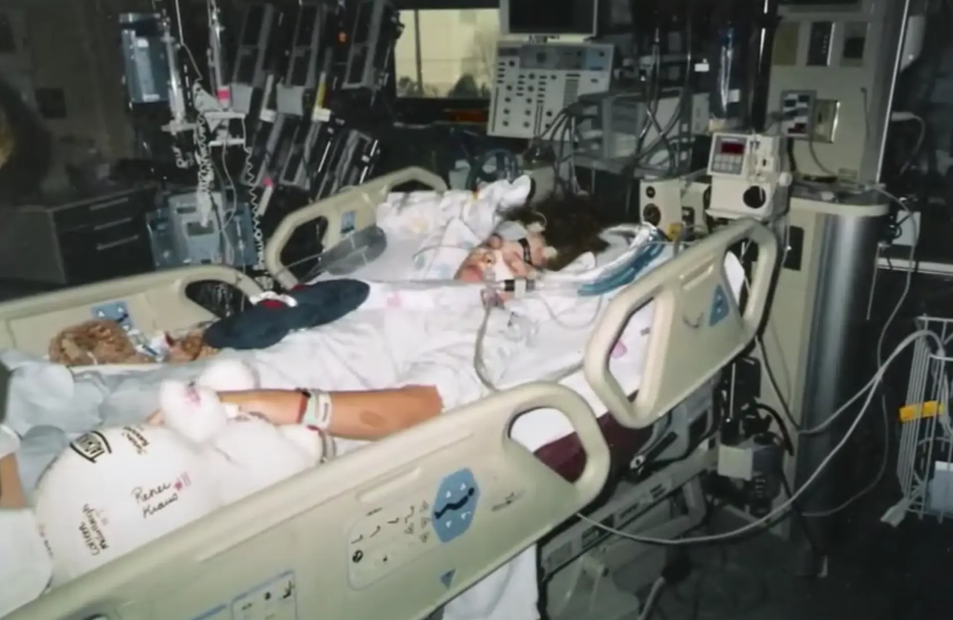 Doctors put the teenager in a coma to let her 'own body fight it off'.