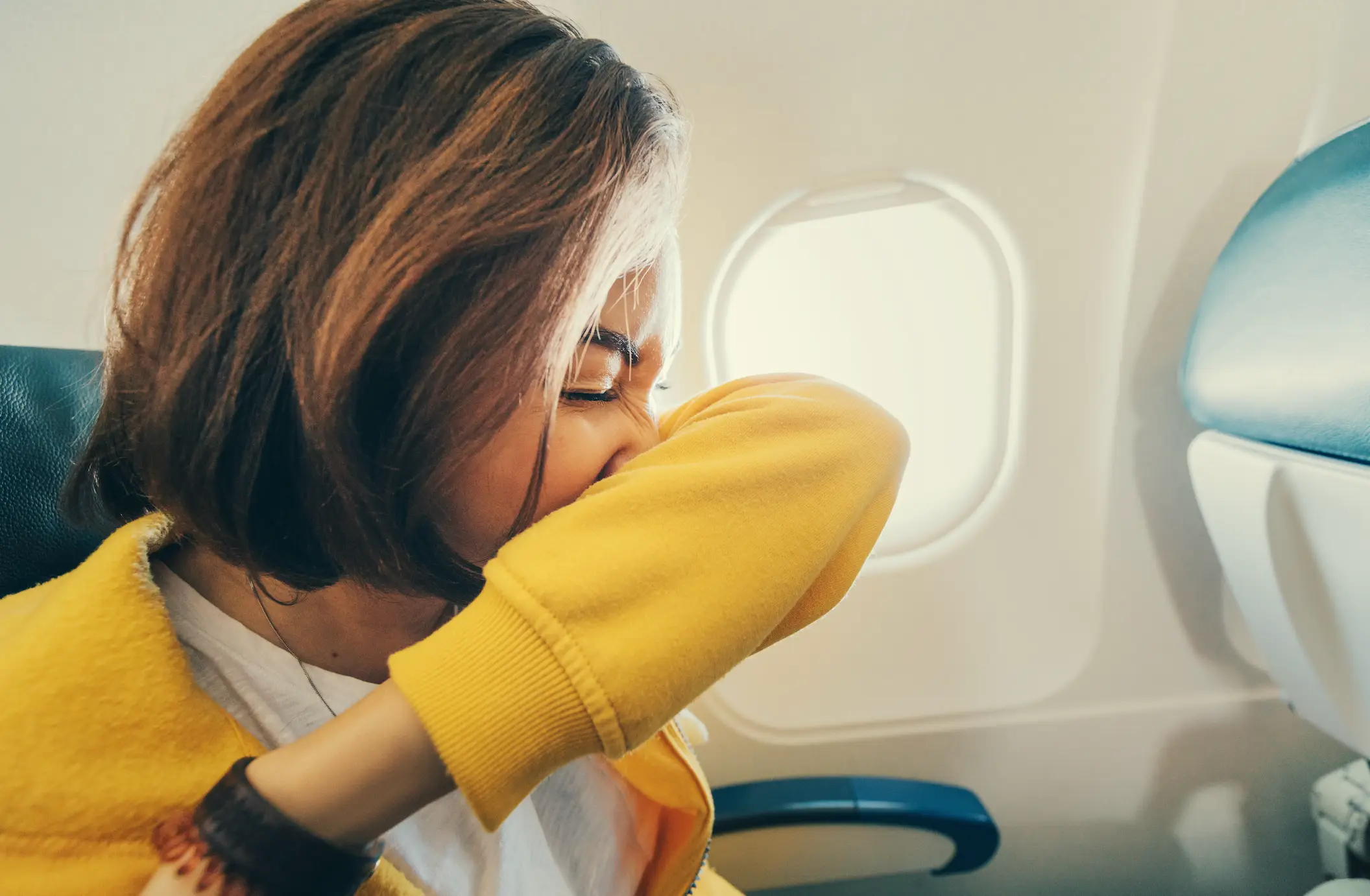 No one wants to smell your feet when you are on a plane (Getty Stock Image)