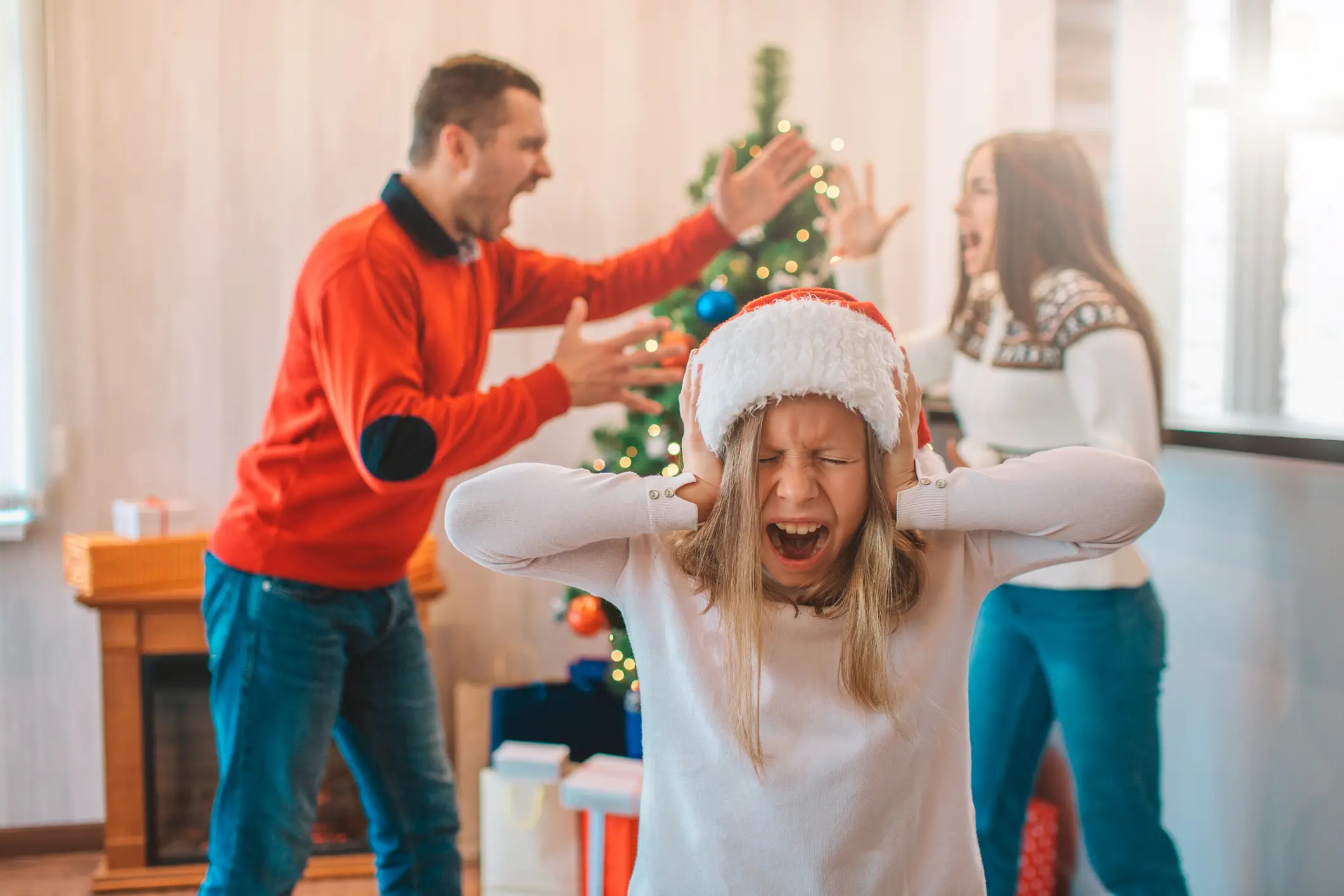 The Reddit user's mom and dad started fighting after he gifted everyone a DNA test for Christmas (Getty stock)