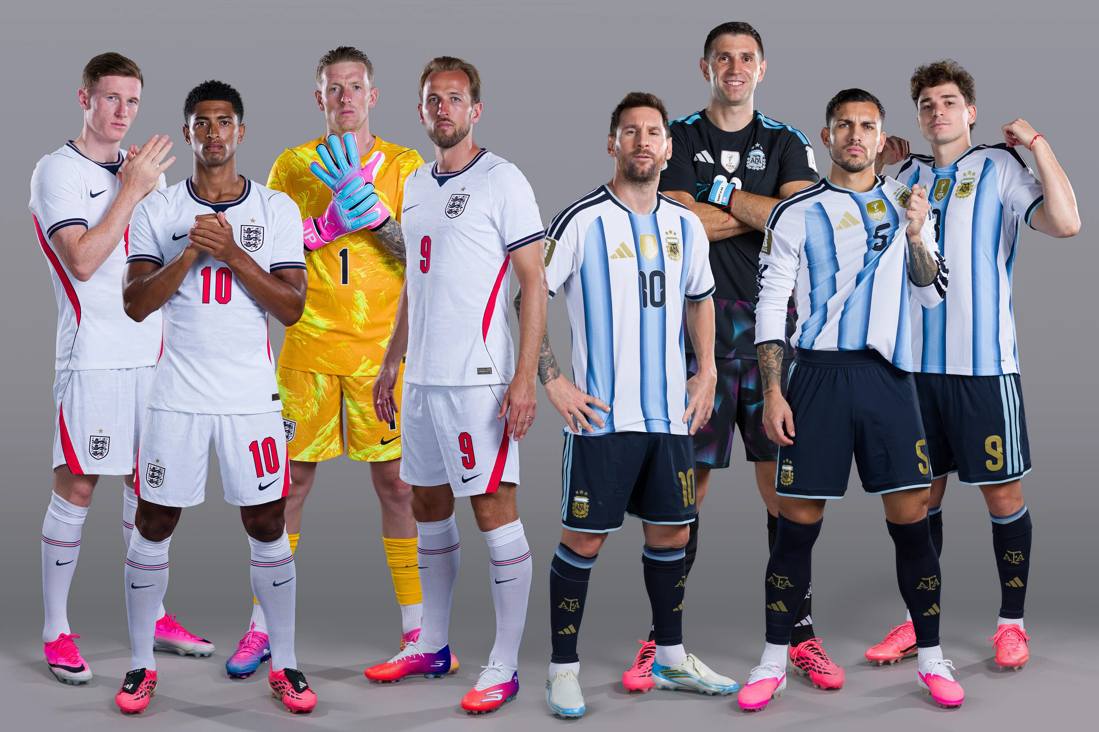 England will face Argentina in Atlanta later today (FIFA/FIFA via Getty Images)